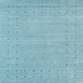 thumbnail image 1 of Ahgly Company Machine Washable Indoor Square Contemporary Denim Blue Area Rugs, 3' Square, 1 of 7