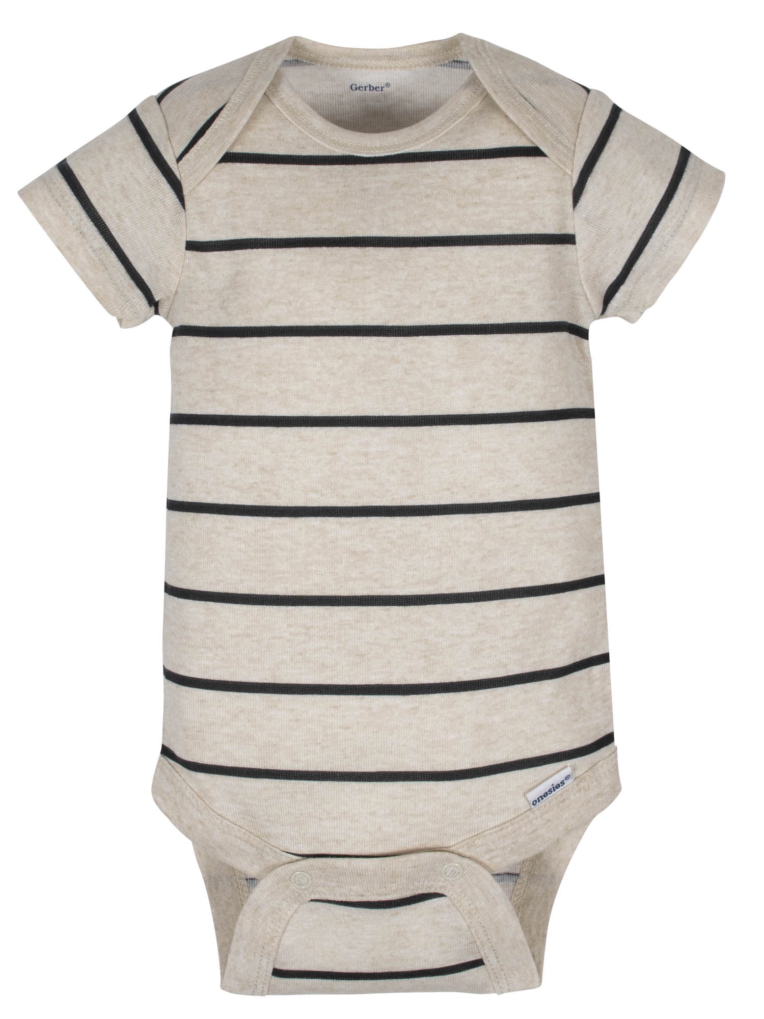 Gerber Organic Cotton Short Sleeve Onesies Bodysuits, 3pk (Baby Boy)