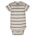 thumbnail image 4 of Gerber Organic Cotton Short Sleeve Onesies Bodysuits, 3pk (Baby Boy), 4 of 5