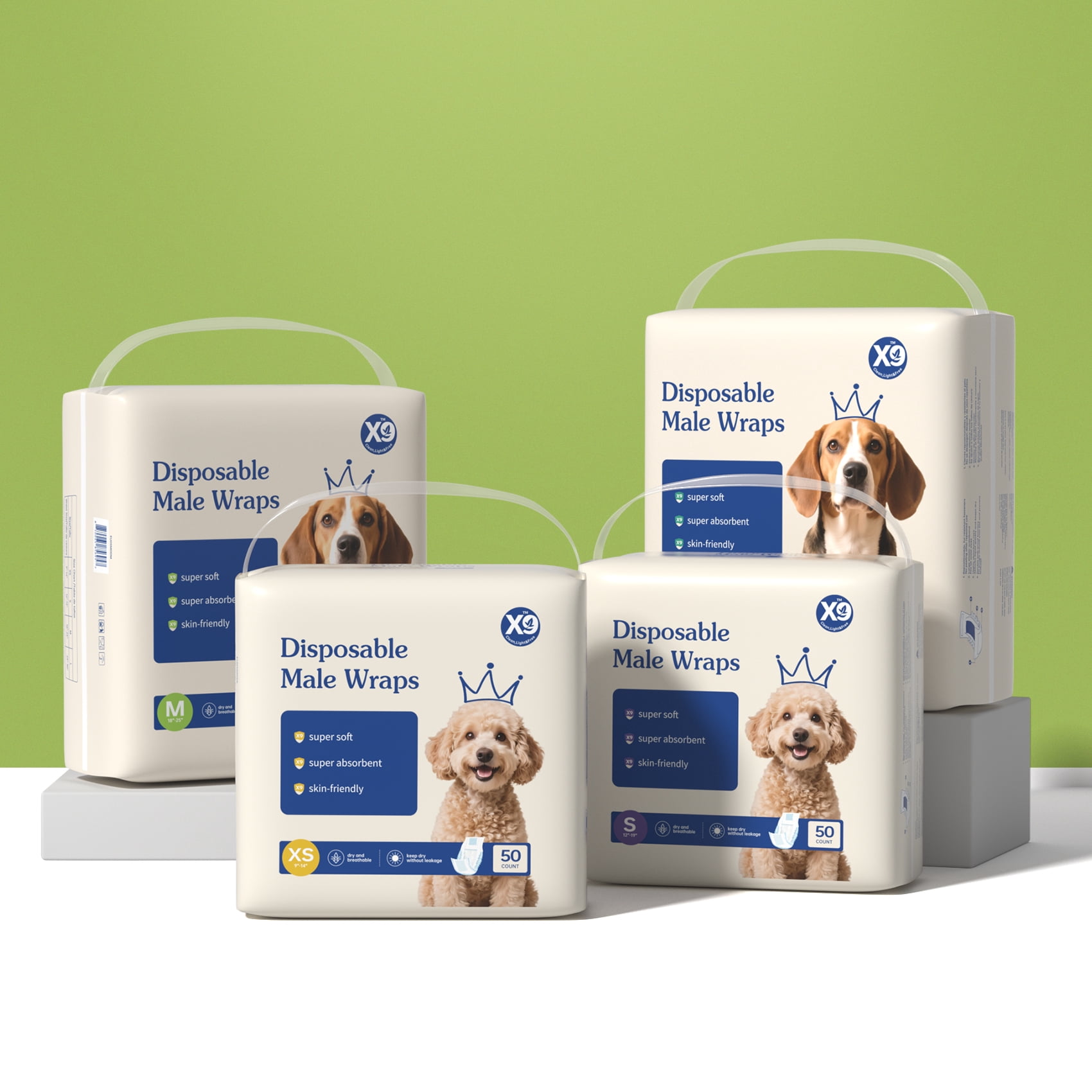 X9 Pet diapers (male)