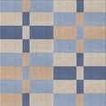 thumbnail image 1 of Ahgly Company Machine Washable Indoor Square Transitional Slate Granite Gray Area Rugs, 8' Square, 1 of 7