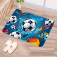 thumbnail image 5 of Football Polyester, Non-Slip, Machine Washable Outdoor Carpet Floor Rug for Door - 3x5 Feet, 5 of 6