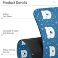thumbnail image 4 of Yayeee Faucet Mat for Kitchen Sink 30" Diatomite Long Splash Guard Pad, Blue Polar Bear, 2 Pack, 4 of 7