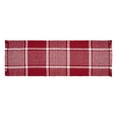 thumbnail image 4 of VHC Brands Farmhouse Christmas Decorations Eston Red White Plaid Runner Fringed 8x24, 4 of 4