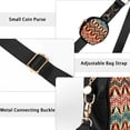 thumbnail image 3 of DODAMOUR Small Crossbody Bags with Removable Coin Purse Keychain, Shoulder Bag with Adjust Strap, Straw Plaiting Design Handbag for Women (Color Ripple), 3 of 6