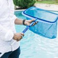 thumbnail image 4 of Detachable Aluminum Telescopic Swimming Pool Pole For Skimming And Cleaning 3-Section Adjustable Length Pool Tool Pole For Various Pool Depths, 4 of 9
