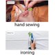 thumbnail image 2 of 18 Uds. Parches bordados de gato para planchar para ropa, vestido, chaqueta, Jeans, pegatinas, parches DIY, 2 of 5