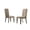 Tan, variant on Mid-Century Modern Counter Stools Set of 2, Faux Leather Tufted Nailhead Trim, Pink Fabric Upholstered Bar Stools for Kitchen Island, 24.5-Inch Seat Height