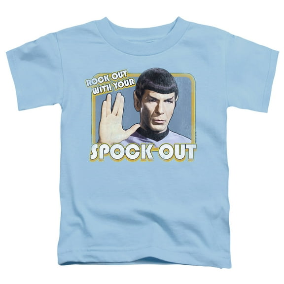 Star Trek Spock Out Toddler T-Shirt Light Blue