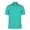Turquoise/Lime Yellow, variant on Monterey Club Men's Vegan Suede Long Sleeve T-Shirt #1181