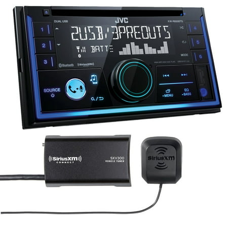 JVC KW-R935BTS Double DIN Bluetooth In-Dash Car Stereo, SiriusXM Tuner
