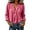 Pink, variant on Bovxnpu Women Long Sleeve Button Down Shirts Cotton Linen Dressy Casual Blouses Women's Fall Cotton Linen V Neck Long Sleeve Vintage Casual Shirt Tops