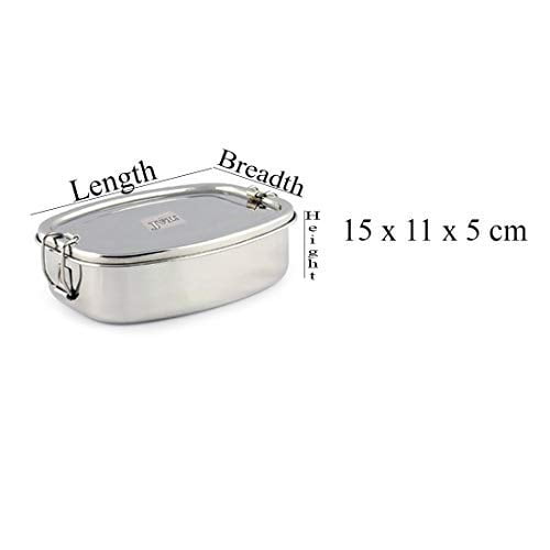 Custom Two Tier Insulated Oval Lunch Box Food Containers