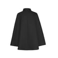 thumbnail image 5 of UTSJKR Men’s Classic Pointed Collar Short Cape Cloak with Front String Closure for Daily Wear Halloween Cosplay Themed Party Dress‑Up Accessory Gray, 5 of 9