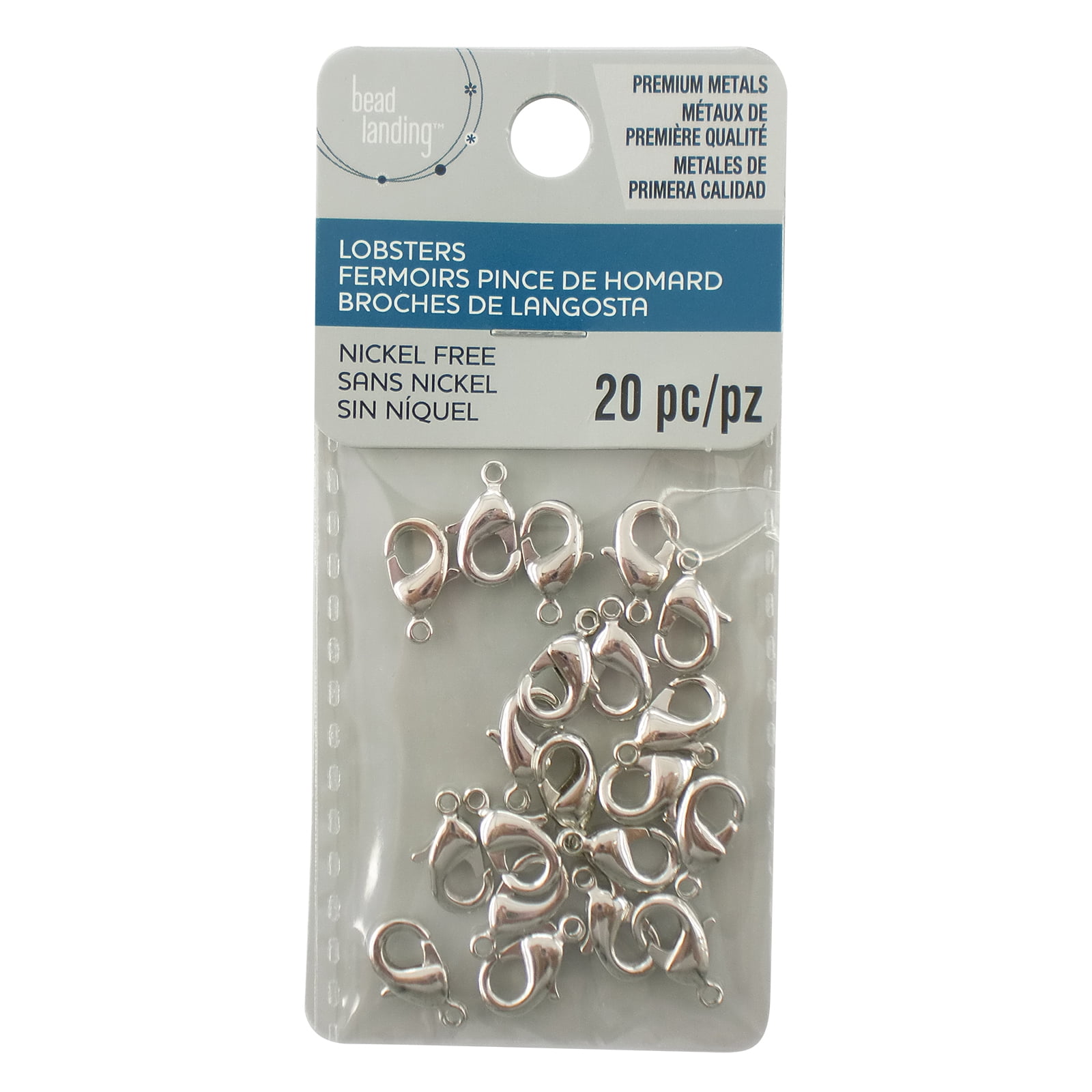 12 Packs: 20 ct. (240 total) 12mm Lobster Clasps by Bead Landing™