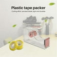 thumbnail image 2 of Deluxe Acrylic Design Office Desktop Tape Dispenser Clear Gold, 2 of 8