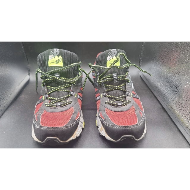 New Balance 410v4 Trail Running Shoes Gray/Red MT410RB4 Men's Size 8