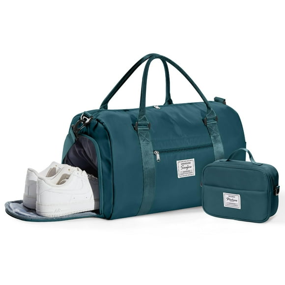 Bolsa de gimnasio WISEPACK, bolsa de viaje impermeable con compartimento para zapatos