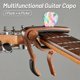 thumbnail image 4 of Cejilla de guitarra con soporte para púas y 4 púas para guitarra eléctrica acústica mandolina del ukelele Banjo, 4 of 5