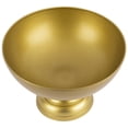 thumbnail image 2 of Koyal Wholesale Gold Modern Minimalist Round Pedestal Bowl Metal Compote Bowl Vase Ideal for Table Centerpiece,10" X 7", 2 of 5