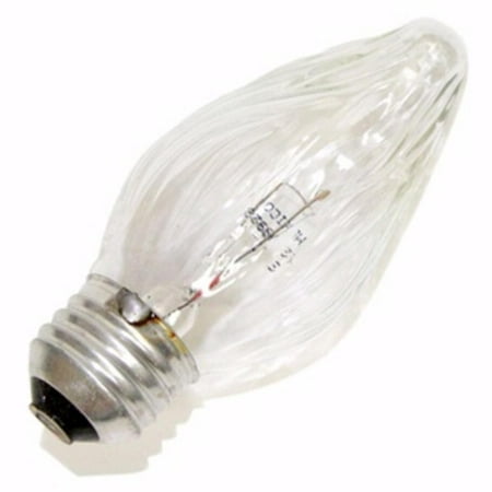 

Pack of 25 Transparent Clear Flame E26 Base Replacement F15 Light Bulbs - 25W