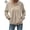 Apricot, variant on Luxtrada Womens Fuzzy Fleece Sweatshirt Casual Loose Sherpa Sweater Pullover Tops Long Sleeve Pullover Hoodie with Pockets Outerwear Oversized