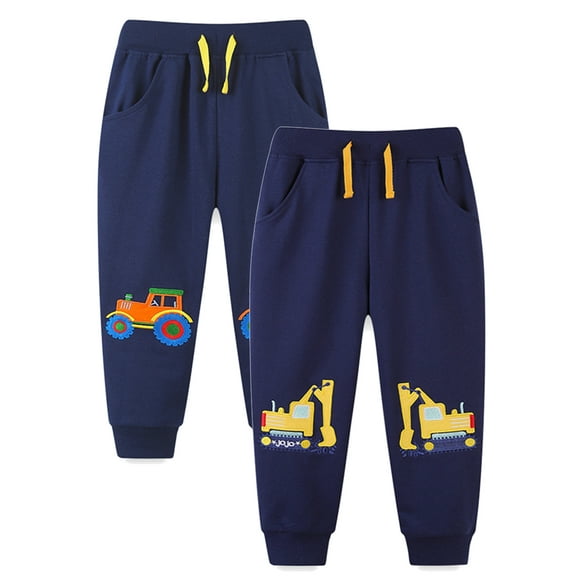 2-7T Toddler Boy Sweatpants Kids Sport Jogger Casual Active Playwear Sweats Pants