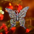 thumbnail image 4 of Moocorvic Butterfly Christmas Ornaments, 2024 Christmas Tree Pendent Holiday Decorations, Christmas Gifts for Women, Acrylic,Colorful, 4 of 4