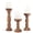 Natural Brown, variant on Farmhouse Wooden Candle Holders for Pillar Candles Set of 3, Rustic Wood Candle Holder Table Centerpiece Decor, 12'' 9'' 6'' Vintage Tall Candle Stand Decorative, Brown