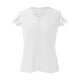 thumbnail image 3 of Gibobby Blusa Casual de Mujer Tops verano para mujer, camisetas con botones y escote en V retazos encaje, camisetas manga corta, camisetas inform(Blanco,XL), 3 of 5