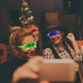 thumbnail image 4 of LINLIN LED Glasses, 4 Modes Light Up Glasses Neon El Wire LED Light Up Eyeglasses Sunglasses Eyewear for Kids/Adults Nightclub Party, 4 of 9
