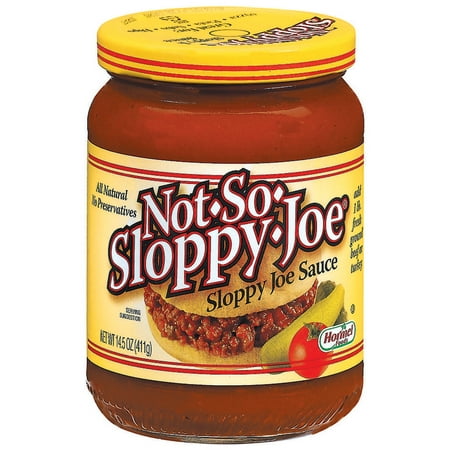 (3 Pack) HORMEL Not-So-Sloppy-Joe Sloppy Joe Sauce 14.5 OZ (Best Chilli Con Carne Sauce In A Jar)