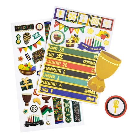 UPC: 0195158503180 | Kwanzaa Holiday Stickers by Recollections™