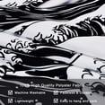 thumbnail image 5 of Tapiz de pared YONGSHENG Olas grandes blanco y negro 130cmX150cm, 5 of 5