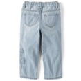 thumbnail image 3 of The Children's Place Toddler Girls Applique Bow Slouchy Jeans, Sizes 12M-5T, 3 of 4