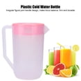 thumbnail image 5 of 4L/135oz Large Capacity Reusable Plastic Cold Kettle Water Bottle Water Jug Pot Juice Jug Tea Kettle Pink, 5 of 8