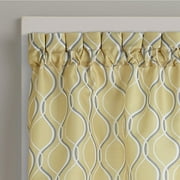 Curtainworks Morocco Scallop Valance Gold, Indoor, 100% Polyester, 58W x 14L, 1 Piece, Adult