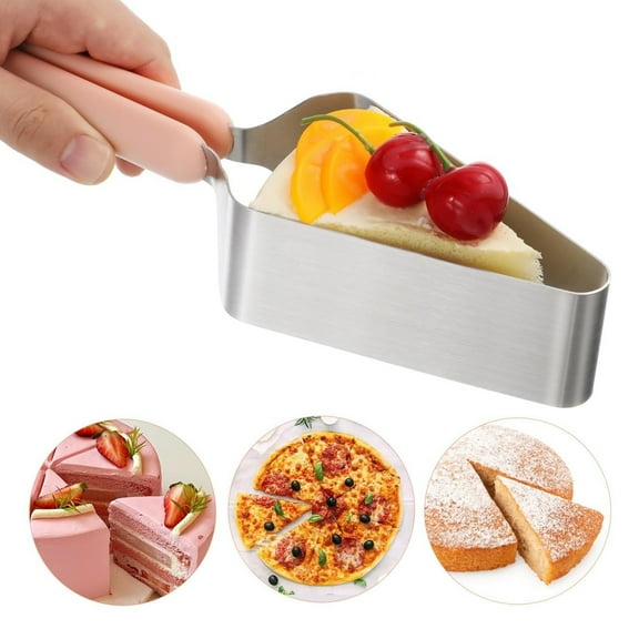 Opvise Premium Stainless Steel Cake Dispenser with Dual-Handle Design, Adjustable Cake Cutter for Even Slices, Multi-Purpose Baking Tool for Pies, Pizzas, Desserts