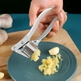 thumbnail image 2 of RuWeoMaa Garlic Press, Garlic Peeler, Garlic Press Stainless Steel, Garlic Crusher, Garlic Roller, Garlic Press, Garlic Masher, Trituradora De Ajo, Garlic Smasher, 2 of 8