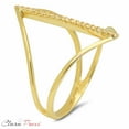 thumbnail image 2 of 0.1 ct Brilliant Round Cut Genuine Cultured Diamond SI1-SI2 G-H 18K Yellow Gold Statement Promise Wedding Statement Engagement Designer Ring size 9.5, 2 of 7