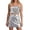 Silver, variant on Glam Sequin Two Piece Sleeveless Skirt Set for Parties and Evening Occasions – Sparkling Outfit with Belted, M, Pink