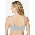 thumbnail image 2 of Comfort Choice Women's Plus Size Cotton Back-Close Wireless Bra, 2 of 5
