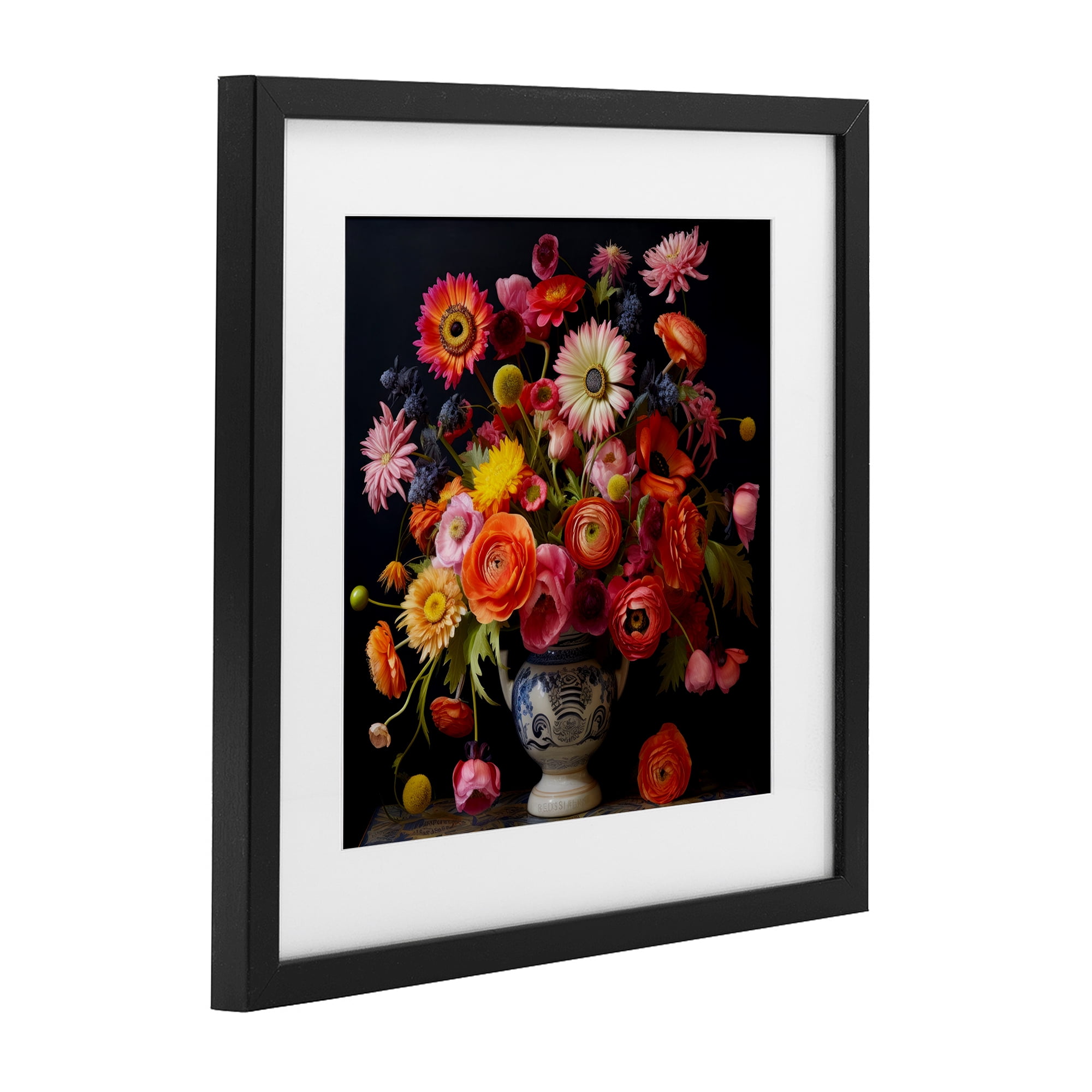 Stupell Industries Harmonious Spring Bouquet Black Framed Print Under Glass, design by Lazar Studio
