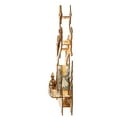 thumbnail image 5 of Kurt Adler 11.8-Inch Battery-Operated Light Up Wooden Christmas Village with Santa and Sleigh, 5 of 9