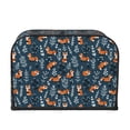 thumbnail image 2 of Lsque cute fall fox Print 4 Slice Toaster Cover , Kitchen Appliance Dustproof Protector , Toaster Protector Dustproof Kitchen Appliance Cover, 2 of 7