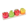 thumbnail image 4 of Juguete de clasificación de frutas hecho de, regalo de rompecabezas, clasificador de formas de motricidad fina, bloques de reconocimiento de colores d, 4 of 9