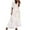 White-N, variant on Summer Dresses for Women 2026 Plus Size Fashion Casual Spring And Summer V-neck Three-quarter Sleeve Printed Dress