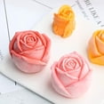 thumbnail image 5 of Molde de silicona con forma de flor de rosa 3D, moldes de silicona para hornear para pastel de mousse, moldes para hornear 3D, moldes de postre para pastelería, pudín de trufa, gelatina, pastel d, 5 of 5