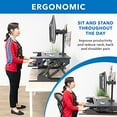 thumbnail image 3 of Mount-It MI-7934 Height Adjustable Desk Converter for Laptop, Desktop, 3 of 5