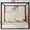 Black White, variant on Harper & Bright Designs Metal King Size 4-Poster Bed with Upholstery Headboard, Velvet King Canopy Bed Frame with Slat Support for Bedroom, Black White